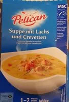 Mängden socker i Pelican Suppe mit Kasachstan und Crevetten