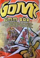 Mängden socker i Bumm Bär