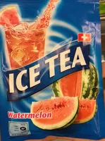 Mängden socker i Ice Tea Instantgetränk mit Schwarztee und Wassermelone  gezuckert