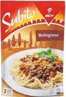 Mängden socker i Spaghetti Bolognese