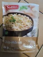 Mängden socker i Chäs-hornli