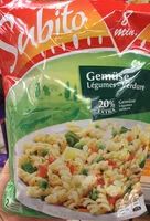Mängden socker i Légumes