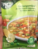 Mängden socker i Potage de jardinière de légumes