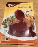 Mängden socker i Rotweinsauce
