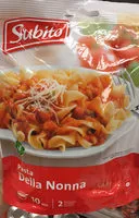 Mängden socker i Pasta Della Nonna