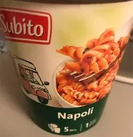 Mängden socker i Napoli Pates Subito