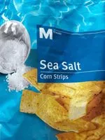 Mängden socker i Sea salt corn strips