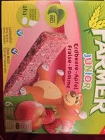 Mängden socker i Farmer Junior Erdbeere apfel