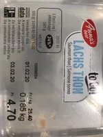 Mängden socker i Duo Canapé Saumon/Thon