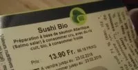 Mängden socker i Sushi bio