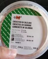 Mängden socker i Crevettes en saumure