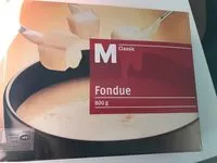 Mängden socker i Fondue