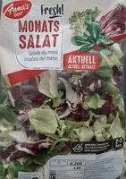 Mängden socker i Salade du mois