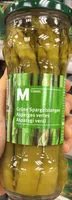 Mängden socker i Asperges vertes