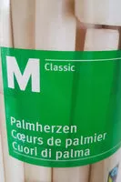 Mängden socker i Coeur de palmier