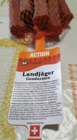 Mängden socker i Landjäger