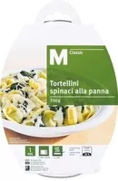 Mängden socker i Tortellini spinaci alla panna