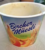Mängden socker i Bircher Muesli cereal
