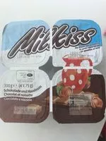 Mängden socker i Milkiss Chocolat Noisette