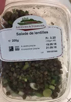 Mängden socker i Salade de lentilles