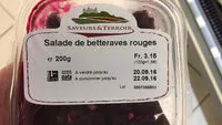 Mängden socker i Salade de bettraves rouge