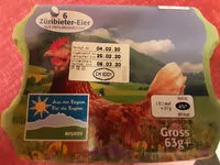 Mängden socker i Egg zuribieter