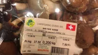 Mängden socker i Champignons Divers bio : Shii-Take Suisse
