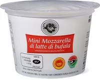 Mängden socker i Mini mozzarella di latte di bufala