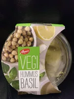 Mängden socker i Hummus Basilic
