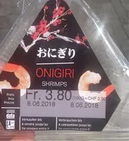 Mängden socker i ONIGIRI SHRIMPS