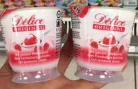 Mängden socker i Délice Original avec framboises Entières