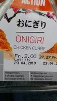Mängden socker i Onigiri chicken curry