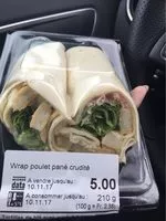 Mängden socker i Wtap poulet pané crudité