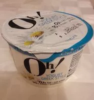 Mängden socker i Oh! greek yoghurt