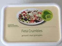 Mängden socker i Feta crumbles