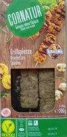 Mängden socker i Brochettes Cornatur Vegan