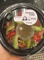 Mängden socker i Salade de saumon fumé