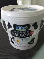 Mängden socker i Yogourt nature au lait de la gruyère