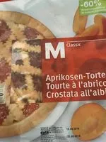 Mängden socker i Tourte à l'abricot