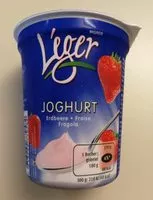 Mängden socker i Léger Joghurt Erdbeer Fraise Fragola