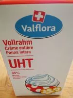 Mängden socker i Crème entière