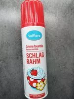 Mängden socker i Crème fouettée