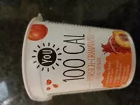 Mängden socker i 100 cal pêche grenade