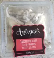 Mängden socker i Antipasti Fillets d'anchois