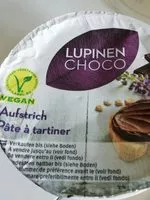 Mängden socker i Lupinen choco