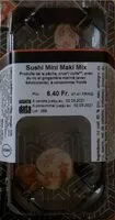 Mängden socker i Sushi Mini Maki Mix