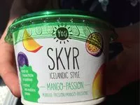 Mängden socker i Skyr Icelandic Style , Mangue-Passion