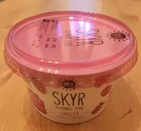 Mängden socker i Skyr icelandic style framboise