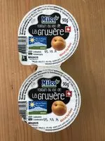 Mängden socker i Yogourt au lait de la gruyere