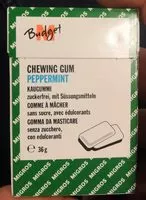 Mängden socker i Chewing-gum pepermint